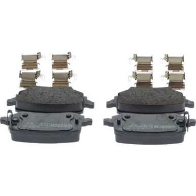 BOSCH | Bremsbelagsatz, Scheibenbremse 0 986 460 161