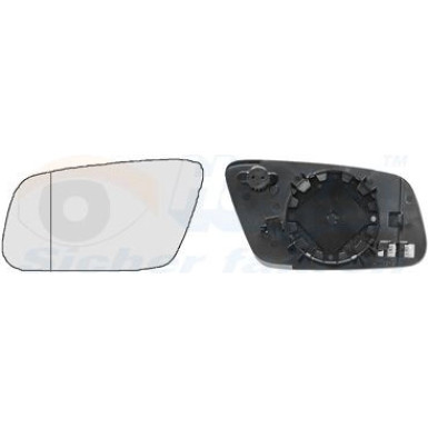 VAN WEZEL Spiegelglas, Außenspiegel VAN WEZEL Spiegelglas, Außenspiegel