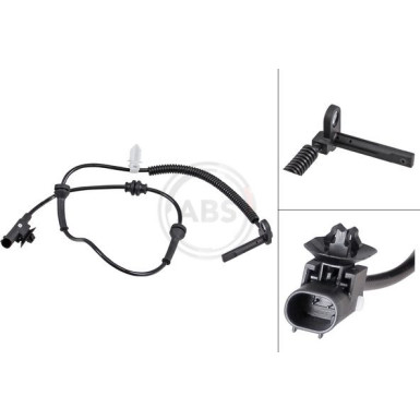 A.B.S. Sensor, Raddrehzahl | 31824
