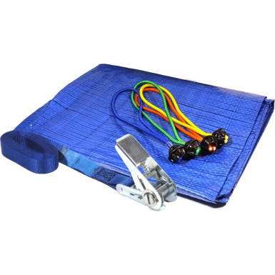 D-5123140T Jumbo Cargo Cover 4 Spanngurte&Ratsche