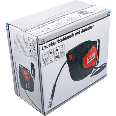 BGS Druckluftschlauch mit Aufroller automatisch 10 m + 1,5 m BGS Do it yourself 71055