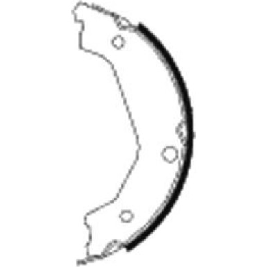 91065700 Bremsbackensatz, Feststellbremse