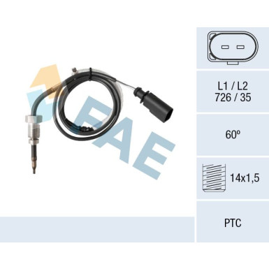 FAE Sensor, Abgastemperatur | 68063