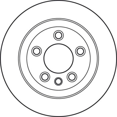 Bremsscheibe HA AUDI Q7 VW Touareg 03-18 TRW SINGLE DF4487S