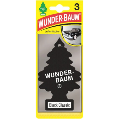 88950112 Wunderbaum Black Classic 3 Stk (3er Pack)