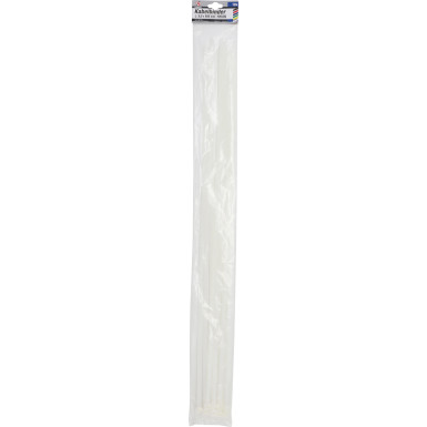 BGS Kabelbinder-Sortiment | weiß | 8,0 x 800 mm | 10-tlg | 80775