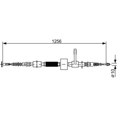1 987 477 622 Seilzug, Feststellbremse 1 987 477 622 Seilzug, Feststellbremse