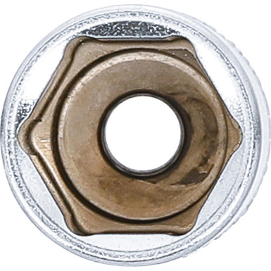 BGS Steckschlüssel-Einsatz Sechskant, tief | Antrieb Innenvierkant 6,3 mm (1/4"""") | SW 13 mm | 10513
