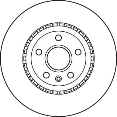 10 481 053 Bremsscheibe VA OPEL Insignia,SAAB 9-5 08 TRW SINGLE DF6113S
