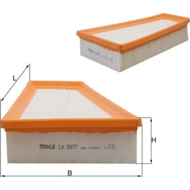 MAHLE Luftfilter | LX 3477