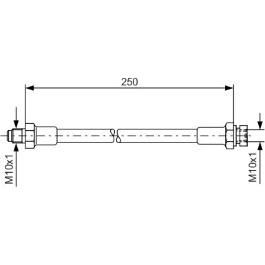 Bremsschlauch | PORSCHE,VW | 1987476348 Bremsschlauch | PORSCHE,VW | 1987476348