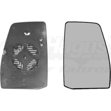 Aussenspiegelglas re. bhz | Ford Transit Custo konvex OE 1766584