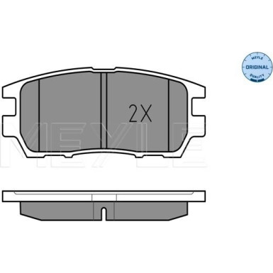 Bremsbelagsatz Mitsubishi T. Pajero 90- Mit Sensor | 025 218 4014/W