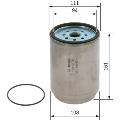 Kraftstofffilter | RENAULT TRUCKS Magnum,VOLVO 90 | F 026 402 132