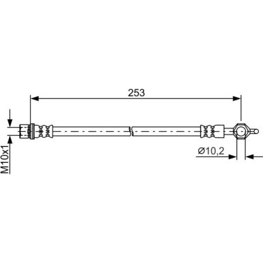 Bremsschlauch | TOYOTA | 1987481787