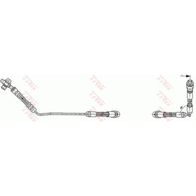 TRW Bremsschlauch | PHD490