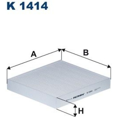 FILTRON Filter, Innenraumluft K 1414