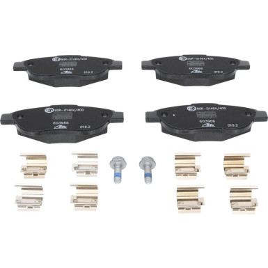 Bremsbelagsatz Peugeot S. 207/307 00 | 13.0460-3966.2
