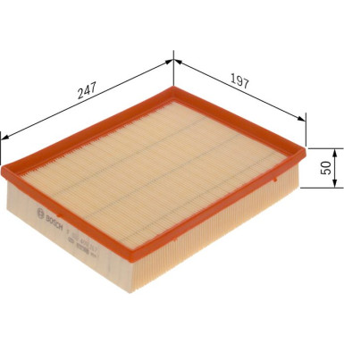 Luftfilter | RENAULT Laguna | F 026 400 267