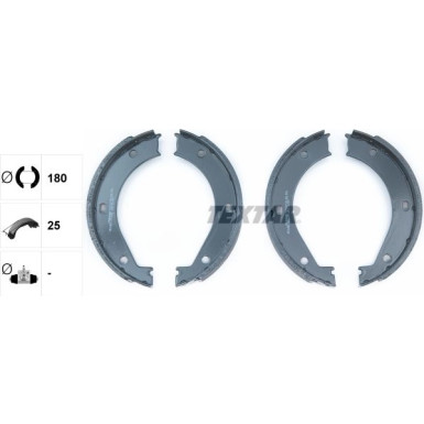 91033400 Bremsbackensatz, Feststellbremse 91033400 Bremsbackensatz, Feststellbremse