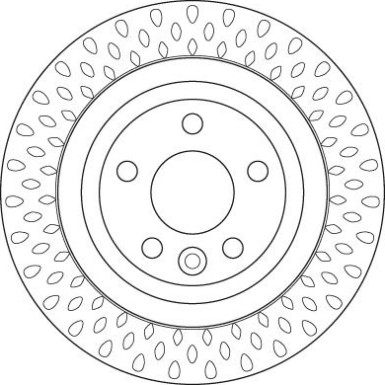Bremsscheibe Volvo T. S60/S80/V60/V70/Xc70 06 | DF6387