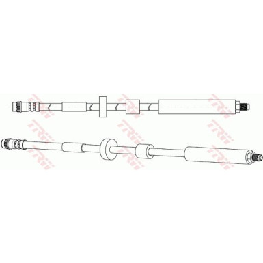 Bremsschlauch | PEUGEOT 3008 1.2 15 | PHB696
