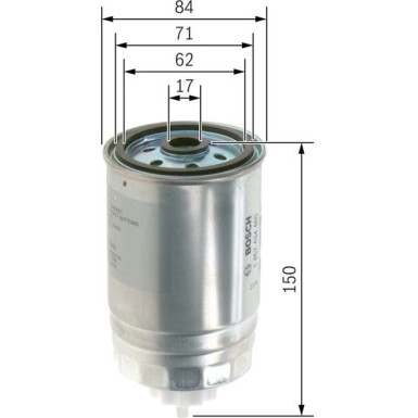 Kraftstofffilter | ALFA,FIAT,LANCIA,KIA | 1457434460