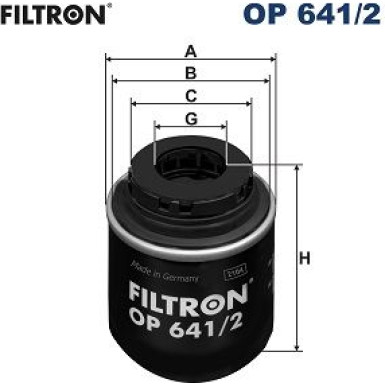 FILTRON Ölfilter
