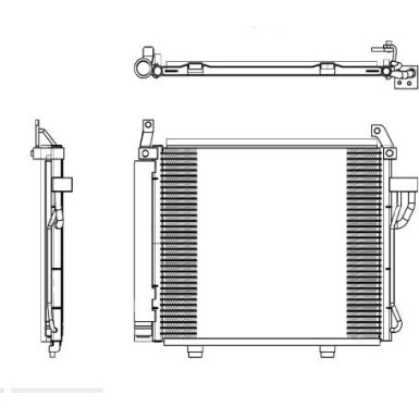Kondensator, Klimaanlage EASY FIT 35992