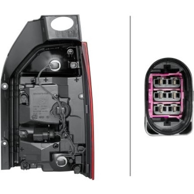 HECKLEUCHTE L 12 V HELLA | VW TRANSPORTER T6 15 | 2SK 012 337-051 HECKLEUCHTE L 12 V HELLA | VW TRANSPORTER T6 15 | 2SK 012 337-051