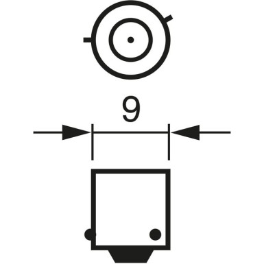 H6W 12V 6W PURE LIGHT | BOSCH | KFZ-GLUEHLAMPE, 2Stk-Blister | 1987301035