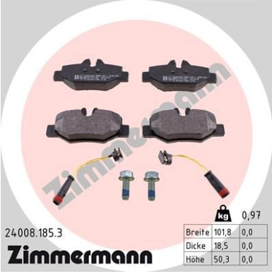 ZIMMERMANN Bremsbeläge ZIMMERMANN Bremsbeläge