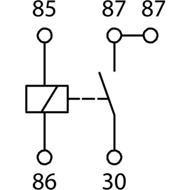 0 986 AH0 251 Relais, Kraftstoffeinspritzung