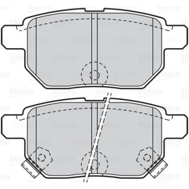 VALEO Bremsbeläge 302085