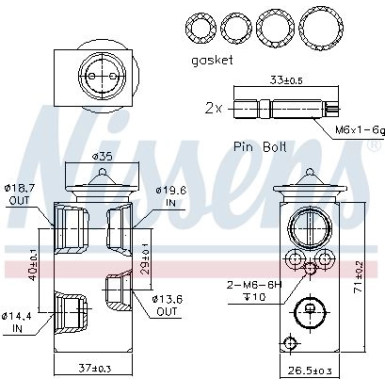 Expansionsventil Mercedes C W204 07 FIRST FIT 999241