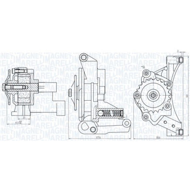 MAGNETI MARELLI Ölpumpe MAGNETI MARELLI Ölpumpe