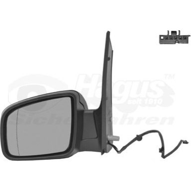 Aussenspiegel li. elek. Verst. bhz M B Vito 639 asphärisch schwarz OE 639-810-0819 7C45 HAGUS