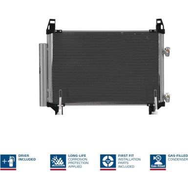 Kondensator PKW TOYOTA Yaris 06 FIRST FIT 940050