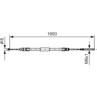 1 987 477 532 Seilzug, Feststellbremse