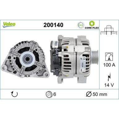 Generator VALEO CORE-FLEX 746088