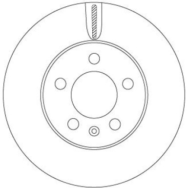 20 481 003 Bremsscheibe VA | SEAT Ibiza VW Polo 17 | DF6584