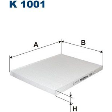 FILTRON Filter, Innenraumluft | K 1001