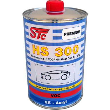 STC HS 300 Premium Klarlack 2:1 VOC Dose 1 L | 77601