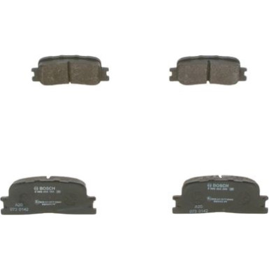 Bremsklötze | TOYOTA,LEXUS,DAIHATSU | 0 986 494 359