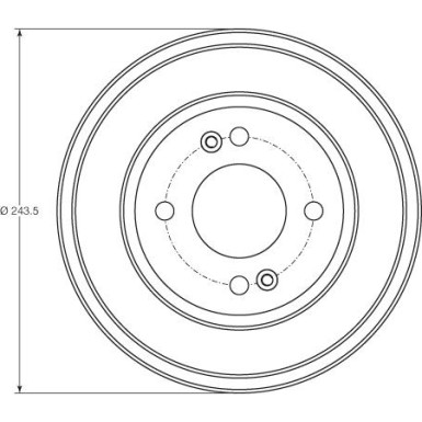80 472 015 Bremstrommel | HYUNDAI Getz 05 | DB4401 80 472 015 Bremstrommel | HYUNDAI Getz 05 | DB4401