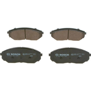 Bremsbelag | HONDA Accord 7 03 | 0 986 494 883