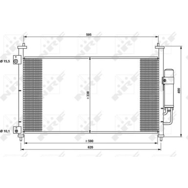 Kondensator, Klimaanlage EASY FIT NRF35763