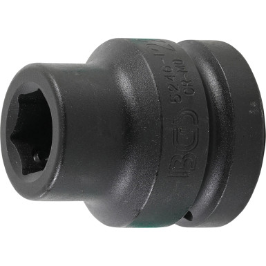 BGS Bit-Adapter | für Art. 5246 | Innenvierkant 25 mm (1"""") - Innensechskant 22 mm | 5246-1
