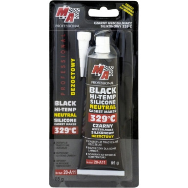 20-A11 Hochtemperatur Silikon Schwarz 85g