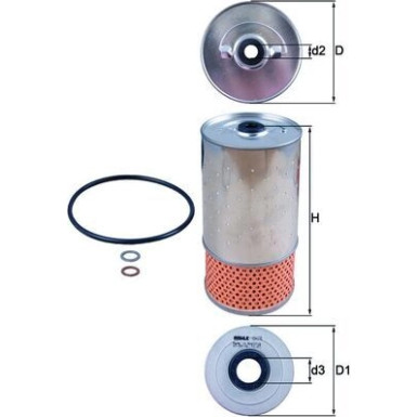 MAHLE Ölfilter | OX 78D